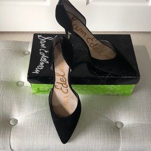Sam Edelman Opal 2 piece suede pump
